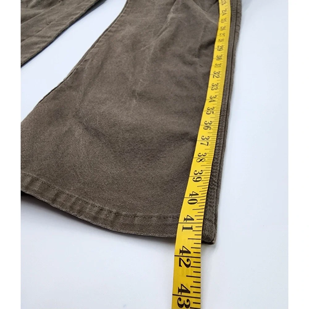 Mens Y2K Dickies Tan Khaki Brown Canvas Carpenter Work Pants Size 40x30 - Picture 16 of 16
